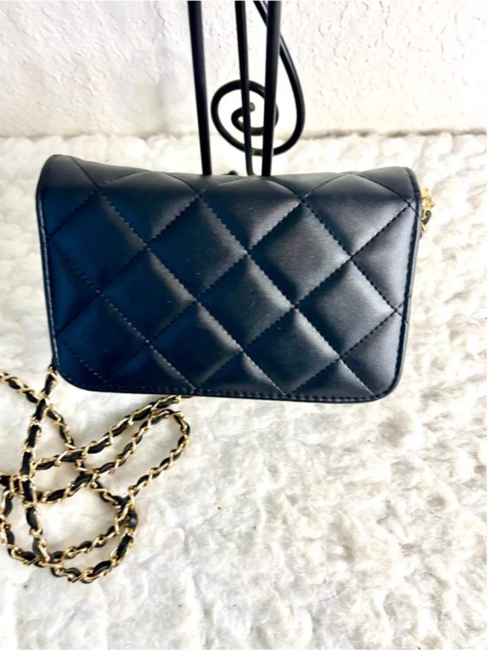 Sergio Di Rossetti SDR quilted crossbody bag with silver hardware